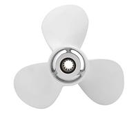 Segrehy Marine Boat Propeller High Performance Aluminum Alloy 3 Blade 11 1/8 X 13 G 69W 45945 00 EL for Outboard Motors Durable Lightweight Easy to Install