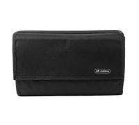 Segrehy Marker Pen Storage Bag Canvas Multi Layers Large Capacity Portable Pen Organizer Pouch for Artists Students Travel Outdoor Activities Durable