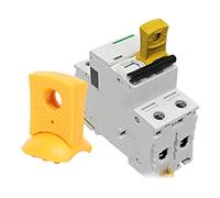Segrehy Miniature Circuit Breaker Lockout, Pinout Power Isolation Electrical Security Lock Device for Schneider MCB Lockout, Circuit Breaker Lock