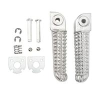 Segrehy Motorcycle Foot Pegs Stable Grip Rear Foot Pedal Replacement for R1 R6 MT09 MT07 R3 R15 R25 FZ1 FZ6 YZF600 YZF1000 High Strength Metal Material Passenger Foot Rest 2pcs