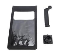 Segrehy Motorcycle Rear View Mirror Phone Holder Bag 360 Degree Rotation Anti Shaking Off Road Motorcycle Mobile Phone Holder Bag for Outdoor Cycling Motorcycle Accessories ABS TPU