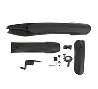 Segrehy Mountain Bike Mudguards Set, Universal Full Coverage Mud Guards for Mountain Bicycle Mudguard, Front & Rear Splash Guard with Rear Light, Easy Fit Removable Bicycle Fenders