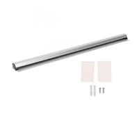 Segrehy Order Holder Slide Check Rack Wall Mounted Desk Receipt Holder Ticket Bill Menu Paper Clip for Restaurant Kitchen Hotel Aluminum Alloy 60cm 23.6in
