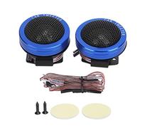 Segrehy Pair Car Mini Tweeter Speaker Dome 150W 4Ω 98dB High Resolution Sound Universal for Audio System Superior ABS Metal Material Compact Size Easy Assembly (Blue)