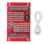 Segrehy RAM Memory Tester Card DDR4 DDR5 2 in 1 Slot Diagnostic Analyzer for Laptop with LED Light Red