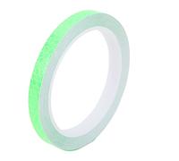 Segrehy Reflective Stickers Hexagonal Pattern Luminous Strip Tape DIY Decoration for Car Motorcycle Plastic Material 8m Length (Green)