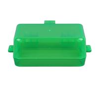 Segrehy Reptile Feeder Cup with Suction Cup Transparent Anti Escape Design Terrarium Food Dish for Lizards Snakes Geckos Plastic Feeding Bowl (Large)