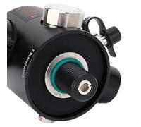 Segrehy Scuba Diving Valve M18x1 5 Pressure Reducing Valve Breathing Head for Diving Oxygen Cylinder Sturdy Aluminum Silicone Construction Smooth Breathing Design for Deep Shallow Waters