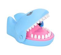 Segrehy Shark Dentist Teeth Toys Fun Interactive Stress Relieving Biting Finger Game for Kids Parties and Family Gatherings Plastic Material 17 x 11 x 9 5cm (Blue)