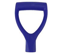 Segrehy Shovel Handle D Grip Plastic Quick Installation Ergonomic Design for Snow Shoveling Gardening Tools Lightweight Durable 32mm ID 18.5x11.5cm (Dark Blue)