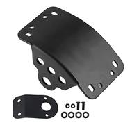 Segrehy Side Mount License Plate Bracket Kit Heavy Duty Steel Motorcycle Taillight Mounting Bracket Relocator for Cruiser Bobber Chopper Metric Bikes with 3/4in Axles