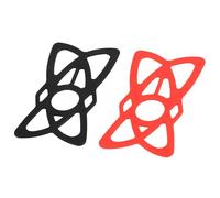 Segrehy Silicone Security Bands Bike Phone Mount Support for Handlebar Mobile Phone Holder (Black & Red)