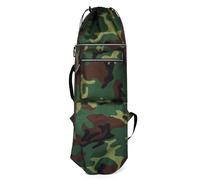 Segrehy Skateboard Bag Backpack Water Resistant Night Reflective Adjustable Straps Multi Pocket for Outdoor Sports Skateboard Gear Accessories Thickened Oxford Cloth Khaki Black Green (Camouflage)