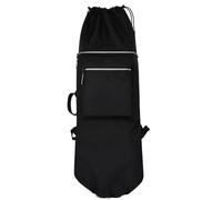 Segrehy Skateboard Bag Backpack Water Resistant Night Reflective Adjustable Straps Multi Pocket for Outdoor Sports Skateboard Gear Accessories Thickened Oxford Cloth Khaki Black Green (Black)