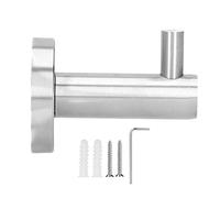 Segrehy Stainless Steel Wall Hanging Hook Durable Rust Proof Smooth Towel Coat Hanger for Kitchen Bathroom Bedroom Office Type 304 Stainless Steel 5x7cm 2x2.8in 130g 4.6oz