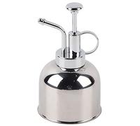 Segrehy Stainless Steel Watering Can Pressure Sprayer Hand Adjustable Precise Watering Pot for Indoor Garden Plants Brushed Finish Ergonomic Handle Lightweight Large Capacity 15x8x8cm