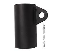 Segrehy T Bar Row Handle Landmine Attachment Durable Iron T Shaped Handle with Chain for Bent Over Exercise Home Gym Workout Barbell Bar Platform