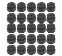 Segrehy Tennis Racket Grip Tape Non Slip Super Absorbent Sweat Resistant Overgrips for Tennis Badminton Squash Racket Fishing Rod Motorcycle Handle 25PCS Multi Color PU Material (Black)