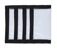 Segrehy Transparent PVC Fishing Hook Protective Cover Bag Fish Bait Case Fishing Accessory Hook Storage Organizer for Anglers Fishermen Outdoor Enthusiasts 4 Pack Durable Lightweight