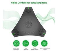 Segrehy USB Speakerphone Conference Microphone Omnidirectional Computer Mic 360° Voice Pickup with Mute Key for Skype Video Conference Online Course Live Streaming Gaming Daily Chatting