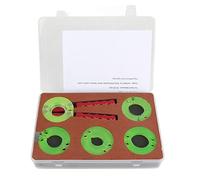 Segrehy Watch Bezel Ring Opener Removal Tools Premium Quality Elastic Rubber Watch Glass Changing Tool Professional Watchmaker Repair Kit with 4 Die Rings for Tudor Luxury Watches