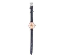 Segrehy Women Minimalist Watch Ultra Thin Leather Strap Casual Fashion Wrist Watch Ladies Watches Simple Dress Quartz Analog for Business Casual Wear (Black)