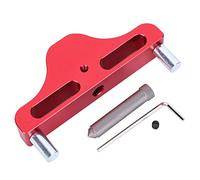 Segrehy ZX 1 Center Scriber for Woodworking Marking Tool Easy to Find Exact Center and Offset Lines Red 120mm Length