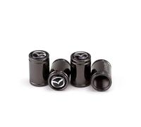SEGSFGHD 4pcs Car Tyre Valve Caps Tire Dust Caps, for Mazda 3 Axela Mazda 6 CX5 CX4 Tyre Valve Caps Leak-Proof Wheel Caps Dust Caps for Car Tyres