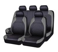 SEGSFGHD 9 Pcs Car Seat Covers Leather for Nissan X-Trail T32 2014-2019 Breathable Waterproof Non-Slip Front Rear Seat Protectors,Car Accessories,B/black gray