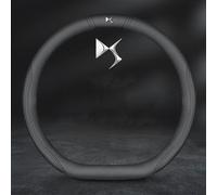 SEGSFGHD Car Steering Wheel Cover Leather, for Ds7 Ds 7 Crossback 2018-2023 Car Steering Wheel Cover,Breathable Car Accessory Steering Wheel Protector Cover,A