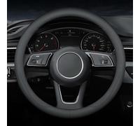 SEGSFGHD Car Steering Wheel Cover Leather, for Peugeot 5008 (2017-2023) Car Steering Wheel Cover,Breathable Car Accessory Steering Wheel Protector Cover,O-C