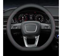 SEGSFGHD Car Steering Wheel Cover Leather, for Tesla Model 3 2021 2022 2023 Car Steering Wheel Cover,Breathable Car Accessory Steering Wheel Protector Cover,D-C