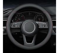 SEGSFGHD Car Steering Wheel Cover Leather, for Tesla Model 3 Highland 2024 Car Steering Wheel Cover,Breathable Car Accessory Steering Wheel Protector Cover,O-A