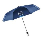 SEGSFGHD Car Umbrella, for Mazda 2 3 4 5 6 Atenza Mazda3 Axela CX-3 CX-30 CX-5 CX-7 Durable Rain Windproof Portable Umbrella Travel Folding Umbrella,C/Blue