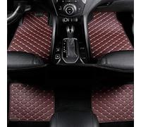 SEGSFGHD Leather Car Floor Mats, for BMW 3 Series 318d 320i 320d 320e 330i 330d 330e M340i M340d Leather Car Floor Mats, All Weather Floor Liners Auto Carpet,Custom Fit, Easy to Clean,E-brown