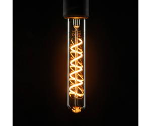 SEGULA LED bulb tube curved E27 6.5W 1,900K