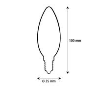 SEGULA LED Elegant Line E14 3W Candle 2,200 K Filament dimmable