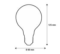SEGULA LED Elegant Line E27 3W G80 2,200 K filament dimmable