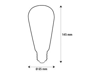 Segula LED Elegant Line E27 3W Rustika 2,200 K Filament dimmable