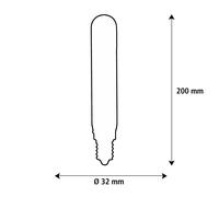 SEGULA LED Elegant Line E27 3W Tube 2,700 K Filament dimmable