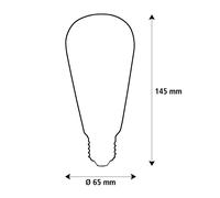 SEGULA LED Elegant Line E27 5W Rustika 2,200 K Filament dimmable