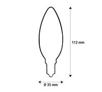 SEGULA LED Fire Flame Line E14 0.2W candle Wind Blast Smoke 818