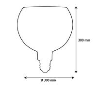 SEGULA LED Floating Filo sand G300 E27 6W 2,200 K dimmable