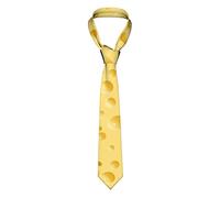 Segur Cheese Mens Novelty Neckties Casual Funny Tie for Party Weddings Gift Ideas