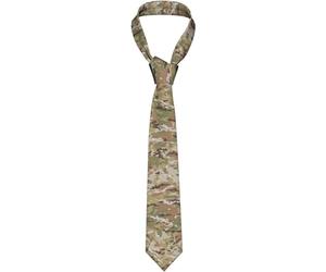 Segur Multicam Style Camouflage Men'S Necktie Novelty Silk Tie For Daily Work Party