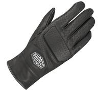 Segura Bogart Summer Leather Motorcycle Touch Screen Motorbike Gloves Black