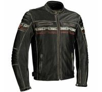Segura Cruze Leather Motorcycle Motorbike Jacket - Black