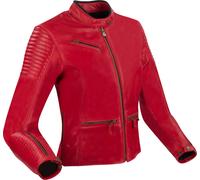 Segura Curve Motorcycle Leather Jacket, red, size 40