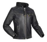Segura Dorian 2 Retro Classic Motorcycle Jacket With Removable Hood Black