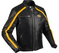 Segura Formula Motorcycle Leather Jacket, black-yellow, size 2XL for Men